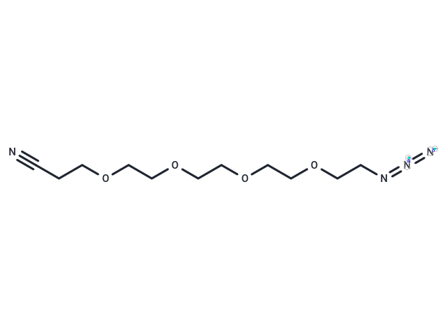 化合物 Azido-PEG4-nitrile|T17514|TargetMol