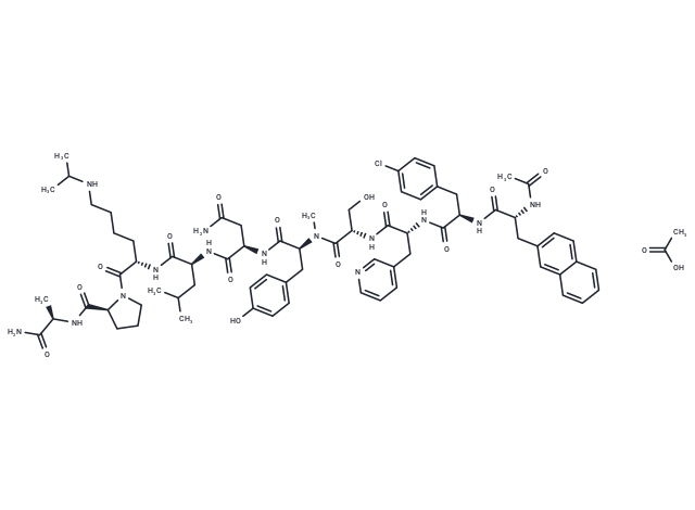 化合物 Abarelix Acetate|T10217|TargetMol