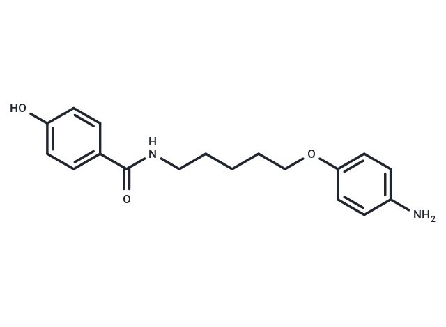 化合物 Benzamide, N-(5-(p-aminophenoxy)pentyl)-p-hydroxy-|T30342|TargetMol