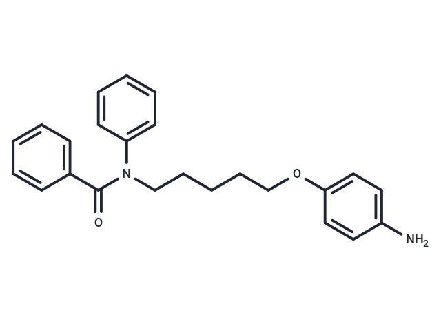 化合物 Benzanilide, N-(5-(p-aminophenoxy)pentyl)-|T30350|TargetMol