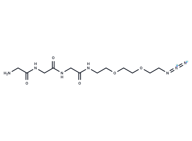 化合物 Gly-Gly-Gly-PEG2-azide|T87705|TargetMol