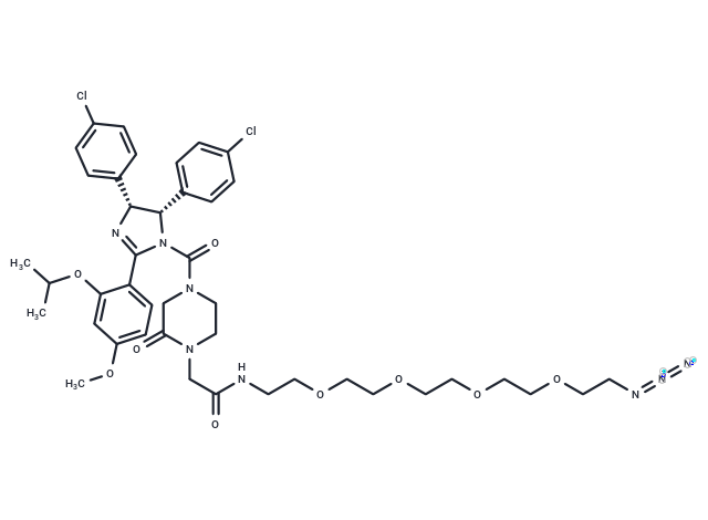 化合物 Nutlin-C1-amido-PEG4-C2-N3|T17902|TargetMol
