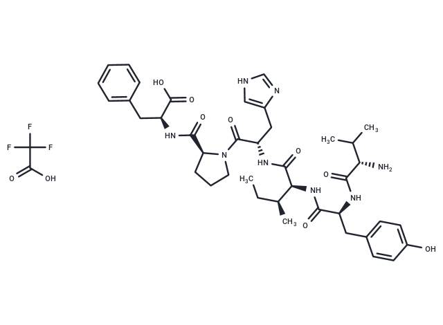 化合物 Angiotensin II (3-8), human TFA|T10323|TargetMol
