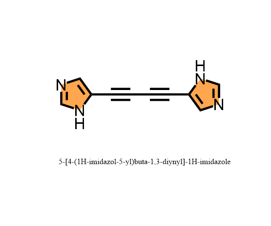 5-[4-(1H-imidazol-5-yl)buta-1,3-diynyl]-1H-imidazole 2155875-03-7