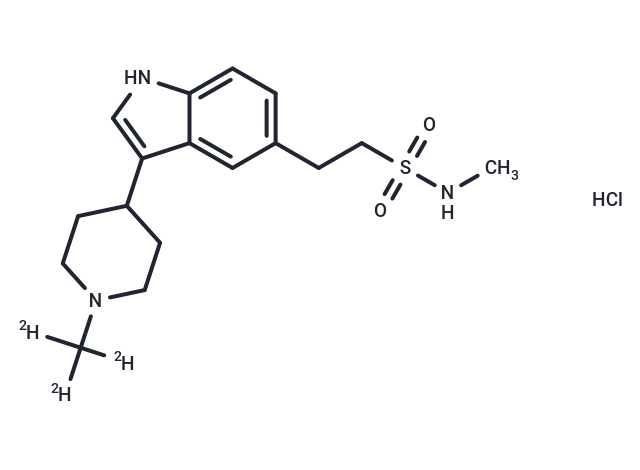 化合物 Naratriptan D3 Hydrochloride|T12176|TargetMol