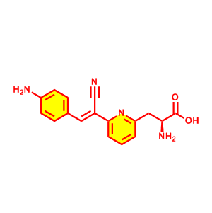 (S,Z)-2-氨基-3-[6-(2-(4-氨基苯基)-1-氰基乙烯基)吡啶-2-基]丙酸