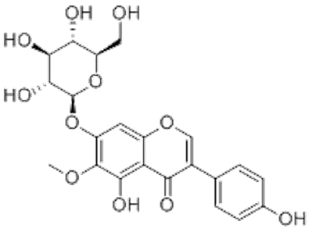 射干苷；鸢尾苷