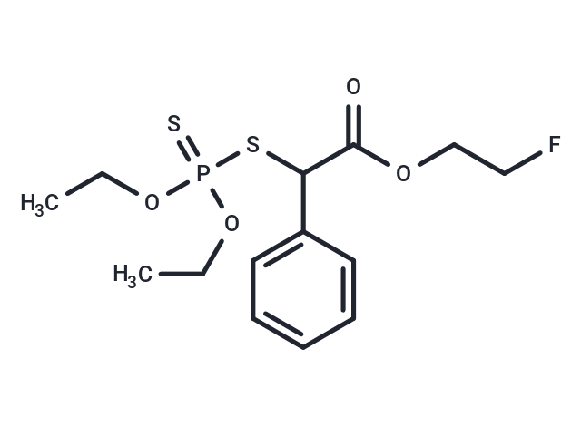 化合物 Acetic acid, mercaptophenyl-, 2-fluoroethyl ester, S-ester with O,O-diethyl phosphorodithioate|T29584|TargetMol