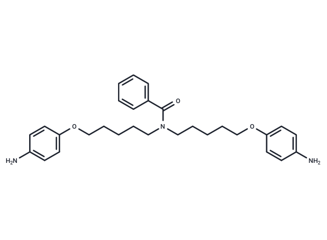 化合物 Benzamide, N,N-bis(5-(p-aminophenoxy)pentyl)-|T30347|TargetMol