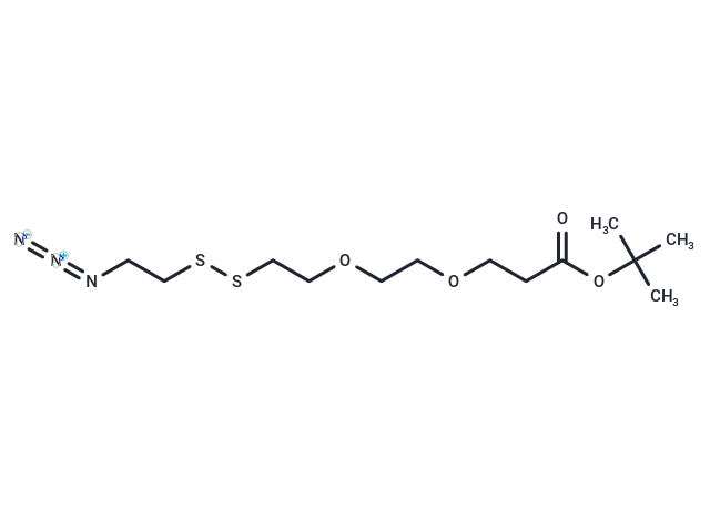 化合物 Azidoethyl-SS-PEG2-Boc|T14486|TargetMol
