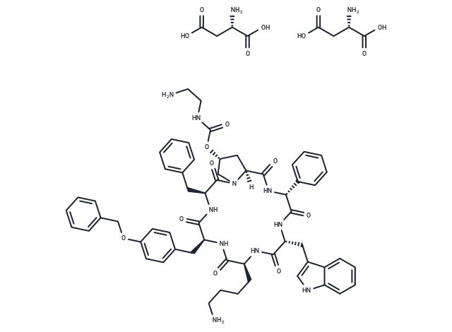 化合物 Pasireotide diaspartate|T28298|TargetMol