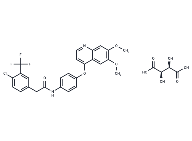 化合物 c-Kit-IN-3 L-tartrate|T19221|TargetMol