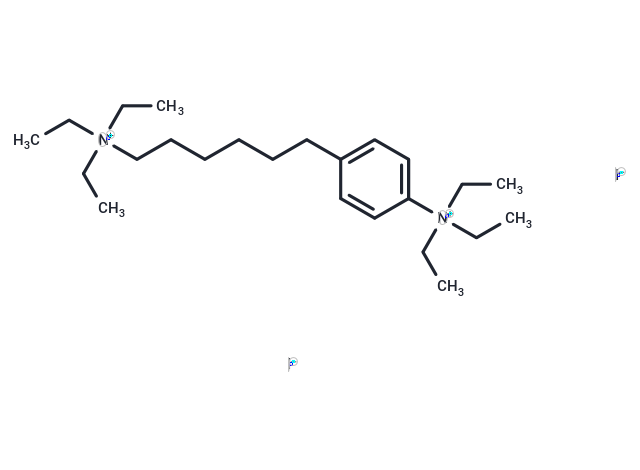 化合物 Ammonium, (6-(p-triethylammoniophenyl)hexyl)triethyl-, diiodide|T30014|TargetMol
