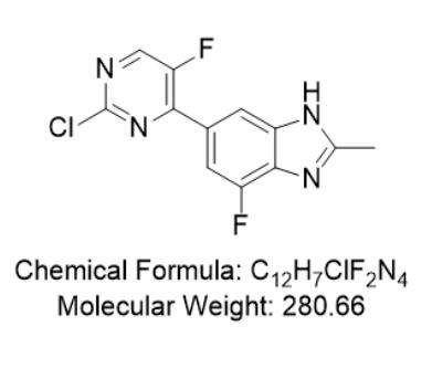 6-(2-氯-5-氟嘧啶-4-基)-4-氟-2-甲基-1H-苯并[d]咪唑