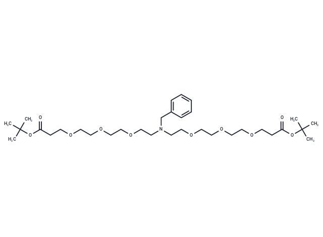 化合物 Benzyl-N-bis(PEG3-Boc)|T17542|TargetMol