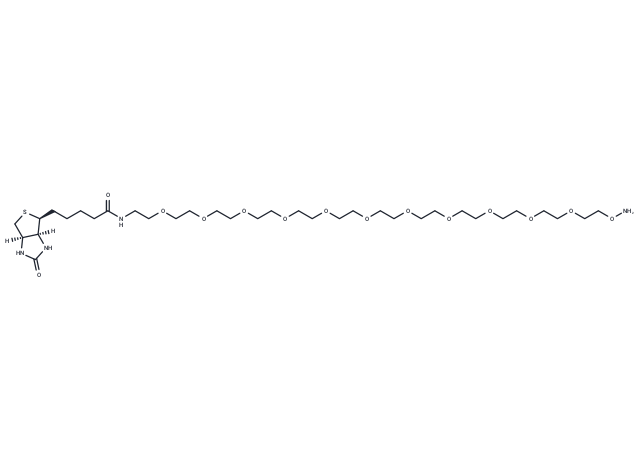 化合物 Biotin-PEG11-oxyamine|T17558|TargetMol