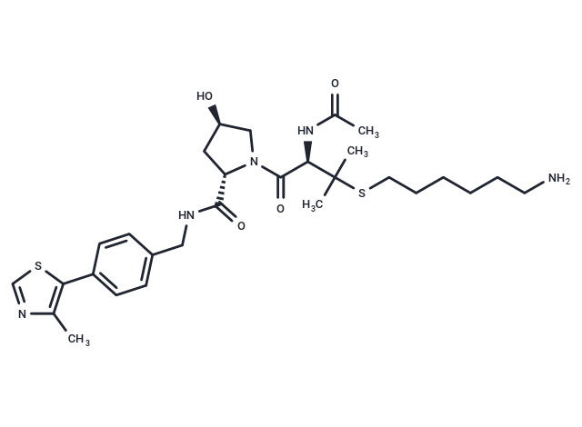 化合物 VH032-thiol-C6-NH2|T18602|TargetMol