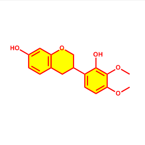 3-(2-羟基-3,4-二甲氧基苯基)色满-7-醇