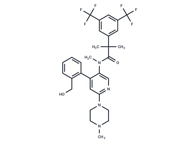 化合物 Netupitant metabolite Monohydroxy Netupitant|T12211|TargetMol