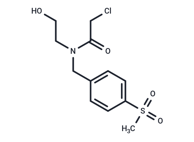 化合物 Acetamide, 2-chloro-N-(2-hydroxyethyl)-N-(p-(methylsulfonyl)benzyl)-|T29556|TargetMol