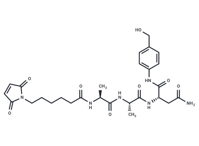 化合物 MC-Ala-Ala-Asn-PAB|T87902|TargetMol