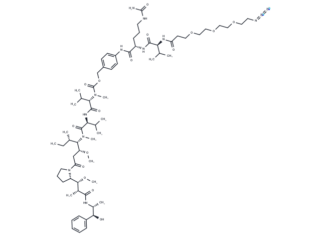 化合物 N3-PEG3-vc-PAB-MMAE|T18473|TargetMol