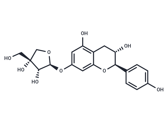 化合物 Afzelechin 7-apioside|T126339|TargetMol