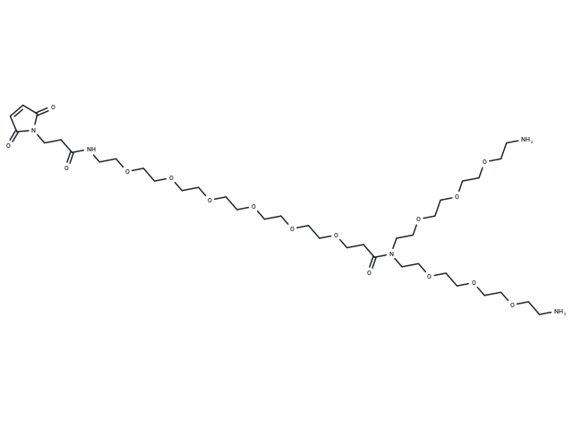 化合物 N-(Mal-PEG6)-N-bis(PEG3-amine)|T16235|TargetMol