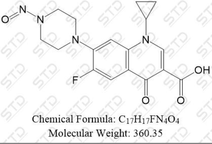环丙沙星杂质27 (N-亚硝基环丙沙星)