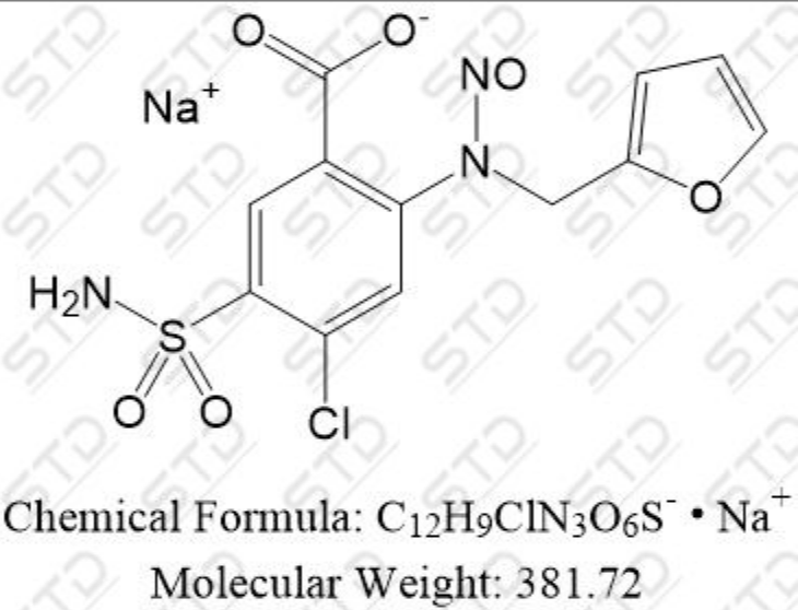 呋塞米杂质40 (N-亚硝基呋塞米 钠盐)