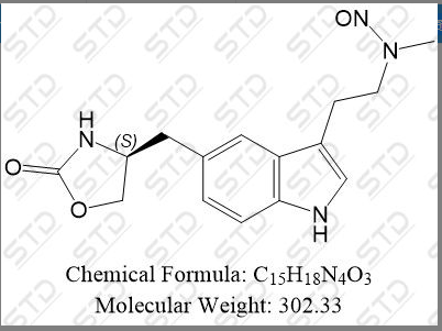 佐米曲普坦杂质34（N-亚硝基N-去甲基佐米曲普坦）