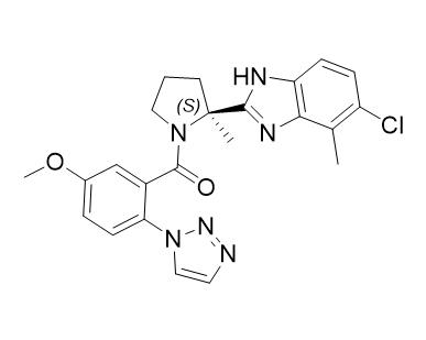 (S)-(2-(5-氯-4-甲基-1H-苯并[d]咪唑-2-基)-2-甲基吡咯烷-1-基)(5-甲氧基-2-(1H-1,2,3-三唑-1-基)苯基)甲酮