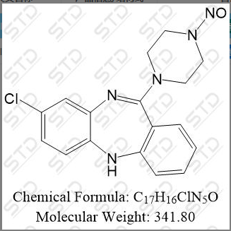 氯氮平杂质12 (N-亚硝基氯氮平EP杂质C)
