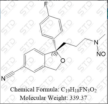 西酞普兰杂质58 (N-亚硝基 N-去甲基 (S)-西酞普兰)