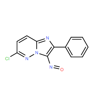 6-氯-3-亚硝基-2-苯基咪唑并[1,2-b]哒嗪