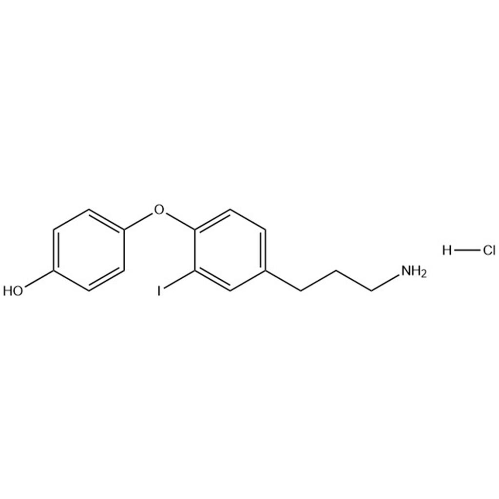 4-[4-(2-氨基乙基)-2-碘苯氧基]苯酚盐酸盐;4-(4-(3-aminopropyl)-2-iodophenoxy)phenol hydrochloride;788824-64-6