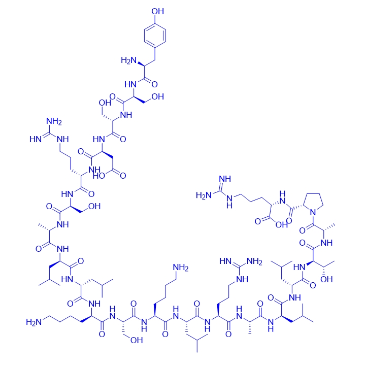 蛋白水解产物改造序列-[Tyr0] 104-123/309245-24-7/[Tyr0]-Prepro-Atrial Natriuretic Factor (104-123) (human)