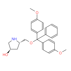 (3R,5S)-5-((双(4-甲氧基苯基)(苯基)甲氧基)甲基)吡咯烷-3-醇；151953-64-9