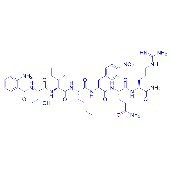 荧光底物多肽Abz-Thr-Ile-Nle-p-nitro-Phe-Gln-Arg-NH2/133233-38-2/Anthranilyl-HIV Protease Substrate