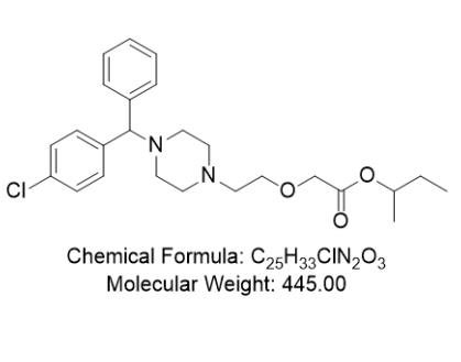 (RS)-2-[2-[4-[(4-氯苯基)苯甲基]哌嗪-1-基]乙氧基]乙酸仲丁酯