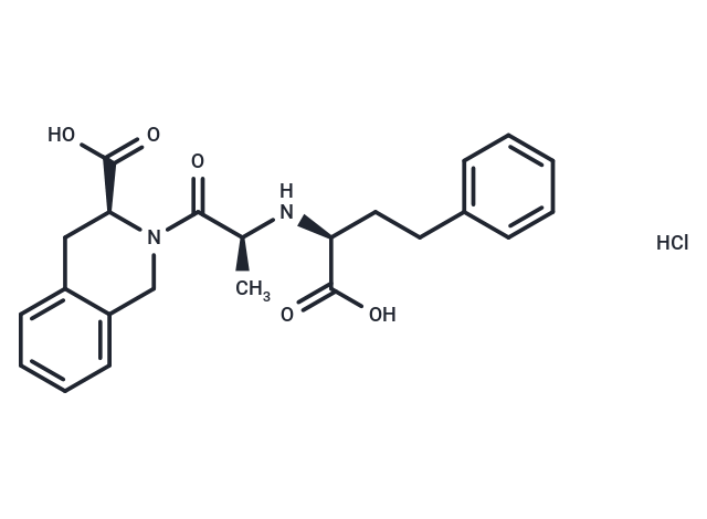 化合物 Quinaprilat hydrochloride|T88345|TargetMol
