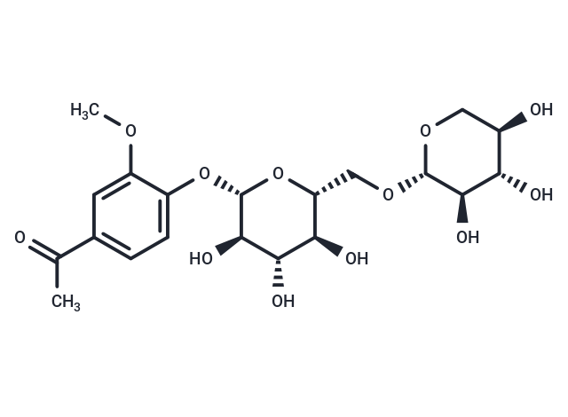 化合物 Acetovanillone primeveroside|T125411|TargetMol