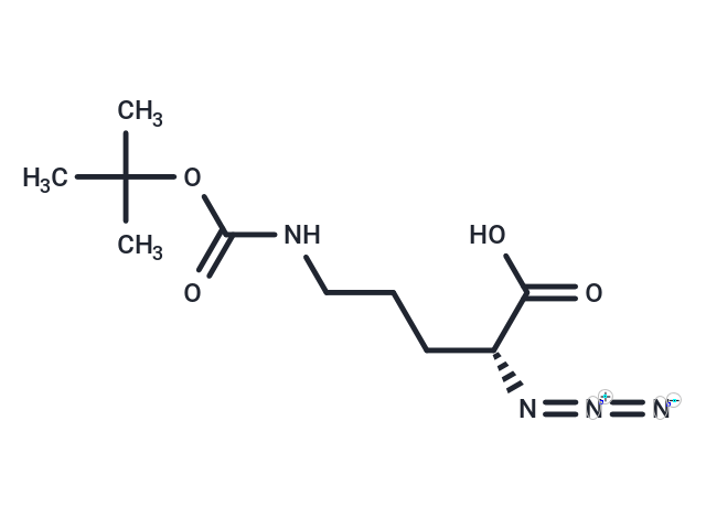 化合物 N3-D-Orn(Boc)-OH|T87938|TargetMol