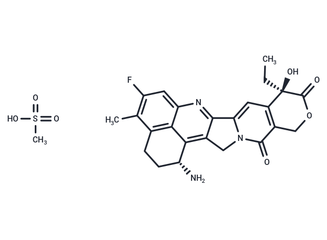 化合物 (1R,9R)-Exatecan mesylate|T87709|TargetMol
