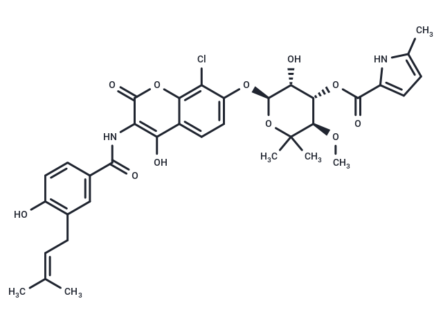 化合物 Clorobiocin|T25265|TargetMol