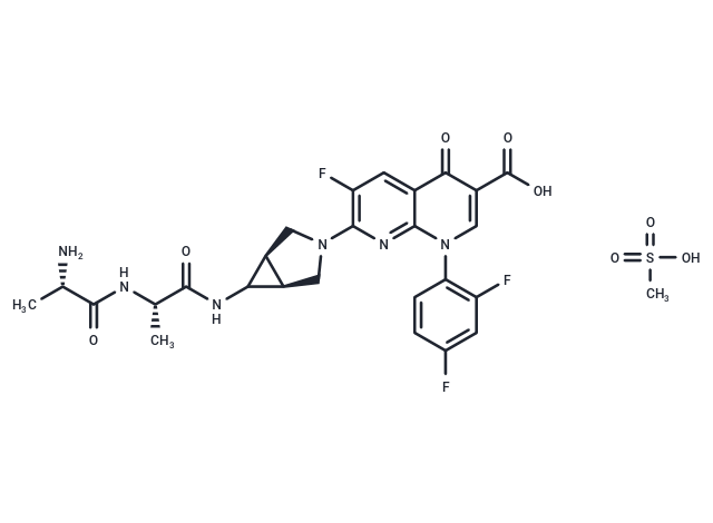 化合物 Alatrofloxacin Mesylate|T29829|TargetMol
