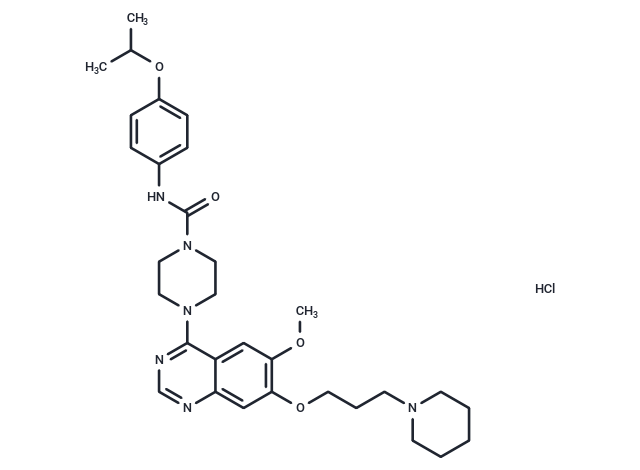 化合物 Tandutinib (MLN518) HCl|T23418|TargetMol