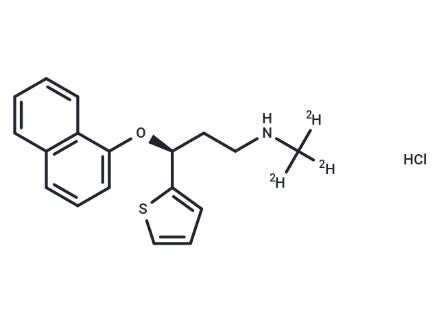 化合物 Duloxetine D3 hydrochloride|T11113|TargetMol