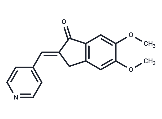 化合物 5,6-Dimethoxy-2-(pyridin-4-ylmethylene)-2,3-dihydro-1H-inden-1-one|T66785|TargetMol
