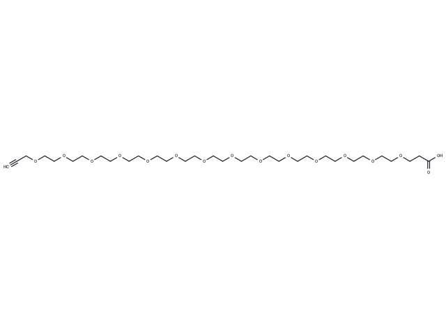 化合物 Propargyl-PEG14-acid|T18572|TargetMol